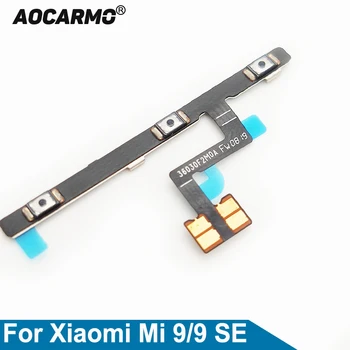 Aocarmo Galios garso Mygtukai Flex Kabelis atsarginės Dalys Xiaomi Mi 9 SE Mi9
