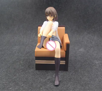 Anime Saenai Herojė Nr. Sodatekata Katou Megumi Sofa Ver PVC Veiksmų Skaičius, Kolekcines, Modelis žaislas 18cm