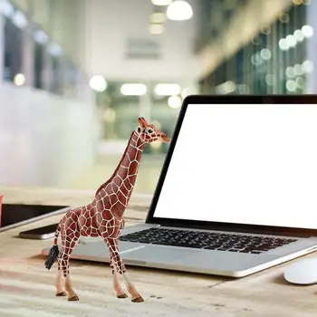 1PCS 6.7 colių/17cm Moterų Afrikoje Žirafa Laukinis Gyvenimas Figūrėlės Žaislas PVC Modelis figūrėlių Kolekcija Žaislai, Nauji Vaikai Dovanų 14750