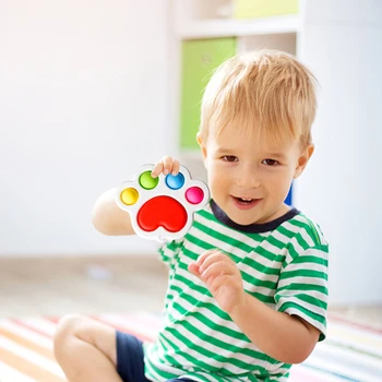 2021 Mada Vaikams Fidget Žaislai Streso pagalbos Ranką Žaislas Stumti Burbulas Švietimo Vaikų Autizmas Žaislas dropshipping