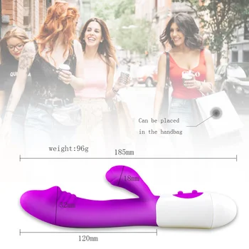 G Spot Vibratoriai Dviguba Vibracija Saugaus Silikono Vibratorių Makšties Klitorio Stimuliacijos Sekso Žaislų Parduotuvė Moterims, Moterų Suaugusiųjų Porų