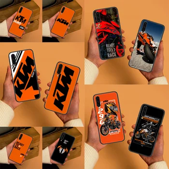 Oranžinė Moto Markės Motociklo, Telefono dėklas, Skirtas Samsung 