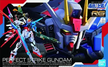 Originalus BANDAI Gundam PB RG 1/144 Modelis PUIKIAI STRIKE GUNDAM SEED Metalo Jaustis Surinkti Modelį Veiksmų Skaičiai