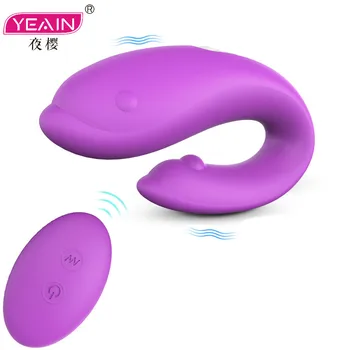 YEAIN Silikono Nuotolinio Valdymo Vibratorius, Suaugusiųjų Sekso Žaislas Moterims Pora USB Rechage G Spot 