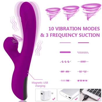 Triušis Dildo Vibratorius 10 Rūšių Šildomos Makšties Klitorio Gyvis G spot Massager Analinis Stimuliatorius Erotinis Sekso Žaislas Moterims, Poroms