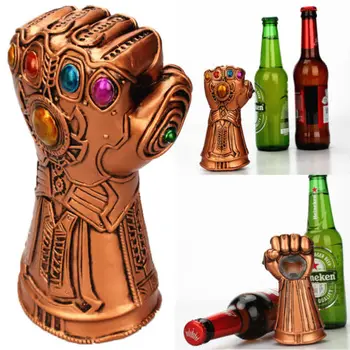 Karšto Eco-Friendl Thanos Infinity Pirštinė Pirštinė Butelio Atidarytuvas Alui Daugiafunkcinė Derliaus Kūrybos 2019 naujas