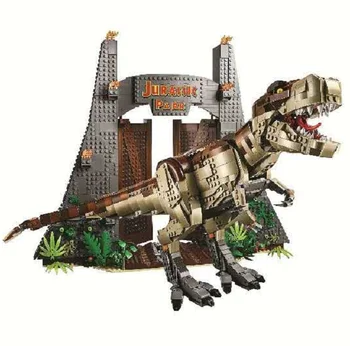 61001 Juros Pastatyti T. rex Rampage Modelis Statyba Blokai, Plytos Berniukas Žaislai, Gimtadienio Dovana