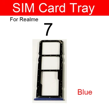 SIM Kortelės Dėklas KOLEGA Realme 7 7i X7 Pro Sim Kortelės Lizdo Plokštelės Laikiklį, Adapteris, atsarginės Dalys