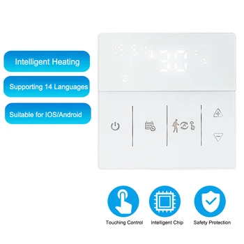 HIMOJO Tuya WiFi Smart Termostatas, Elektrinis Grindų Šildymas Vandens/Dujų Katilo Temperatūros valdymo pultelio, skirta 