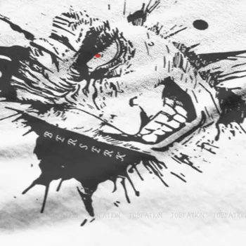 BERSERK Manga Serijos Žarnos Esminius Marškinėliai Harajuku Gotikos Aukštos Kokybės Marškinėlius didelio Dydžio, O-Kaklo Vyrų Drabužiai.
