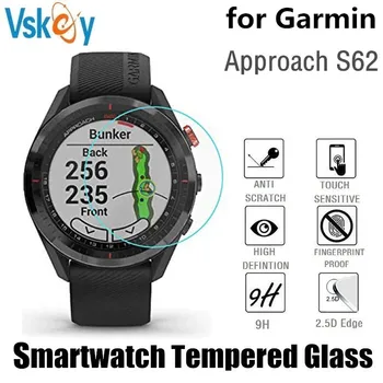 100VNT Grūdinto Stiklo, skirtas Garmin Požiūris S62 Screen Protector Smartwatch Atsparus Įbrėžimams Apsauginės Plėvelės