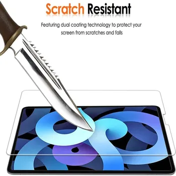9H Kietumu Grūdintas Stiklas Už iPad 4 Oro 10.9 Colių Apsauginės Plėvelės 2020 Anti-Scratch, Anti pirštų Atspaudų HD Clear Screen Protector