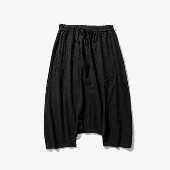 2020 Vyrų Pločio Kojų Kelnės Harajuku Stilius Kietas Pants Mens Atsitiktinis Laisvas Kelnes Vyrų Negabaritinių Streetwear Bėgimo Kelnes M-5XL