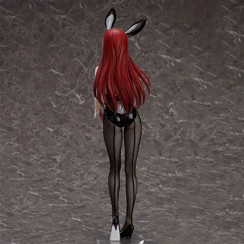 Išlaisvinti Fairy Tail Erza Scarlet Bunny Mergina Pav 1/4 B stiliaus PVC Veiksmų Skaičius, Japonų Anime Paveikslas Modelis, Žaislų Kolekcijos Lėlės