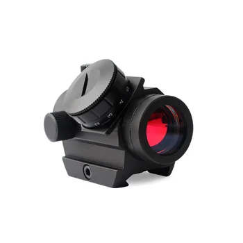 T1G Red Dot taikymo Sritis Mini Tinka Mira Holografica Glock Medžioklės Šautuvas Akyse Holografinis Airsoft Priedus Geležinkelių Stovai kolimatorius