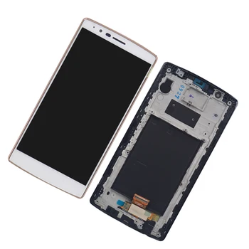 Originalą LG G4 H810 H811 H815 VS986 LS991 F500L H818 LCD ekranas ir Touch Ekranas skaitmeninis keitiklis su karkasu
