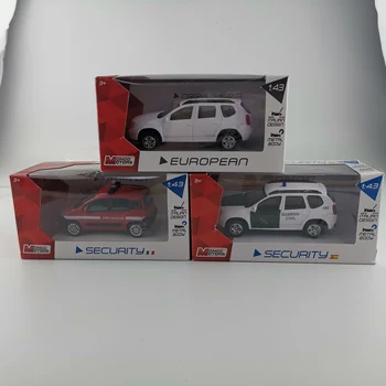 Mondamotors automobiliai 1:43 Dacia duster EUROPOS SAUGUMO GAISRO ERAIČINŲ GUARDIA Italirn dizainas, metalinis korpusas automobilio modelį dovana vaikams