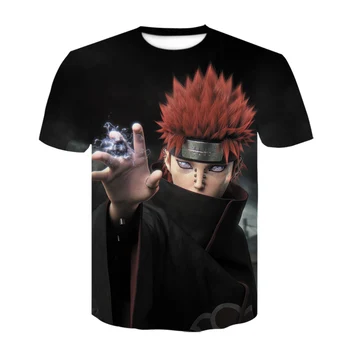 2021 Vasaros Vyrų Jaunimo trumpomis Rankovėmis T-Shirt Japonų Anime Harajuku 3D Spausdinimo Atsitiktinis Marškinėliai Hipių Fitneso Įdomus T-Shirt