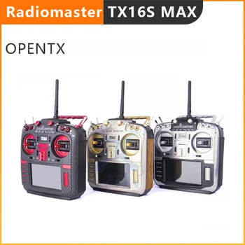 Stilingas Naujas Radiomaster TX16S MAX Edition 2.4 G 16CH Salė Jutiklis kardaniniai šarnyrai, Opentx RC Siųstuvas Su CNC Odos Radijo Valdytojas