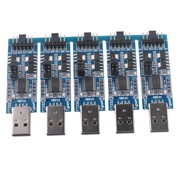 FTDI USB TTL UART 1.8 v 2V5 3.3 V 5.0 V Lygis Serial Konverteris Adapteris PCBA Komunikacijos Modulis palaiko Visas 