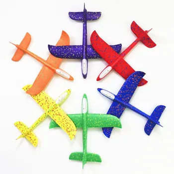 Putų plokštumoje Mėtymo Lėktuvų žaislas,48cm žibintas Skrydžio Režimas Sklandytuvas Inercijos Lėktuvų Modelis,Orlaivių, Lėktuvų Vaikams Lauko Sportas