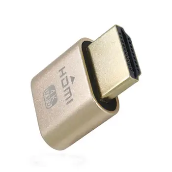 4K 3840x2160 60Hz Virtualus HDMI suderinamus EDID Manekeno Plug Begalvis Dvasios Ekranas Emuliatorius
