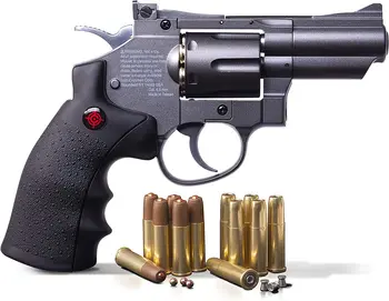 Crosman SNR357 .177-Kalibras Granulių/4,5 MM BB CO2-Powered Snub Nosies Revolver Metalinės sienos ženklas