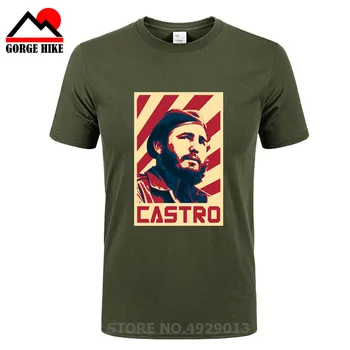 Kubos Fidelis Castro vyrų marškinėliai 2019 megztiniai Kuba trumpomis rankovėmis marškinėlius medvilnės fitneso marškinėliai drabužių atsitiktinis vasaros tees