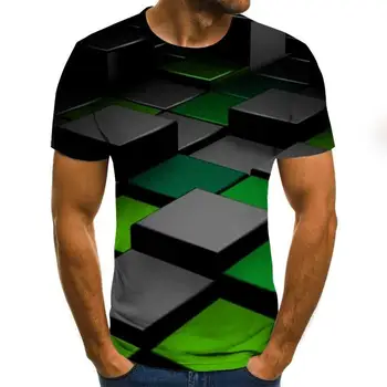 Spiralės Geometrinių Grafika 3d Atspausdintas T Shirts Vasaros Viršūnes Naujas Vyrų Multi Dydis Krovimas Kietas Marškinėliai trumpomis Rankovėmis, O-Kaklo