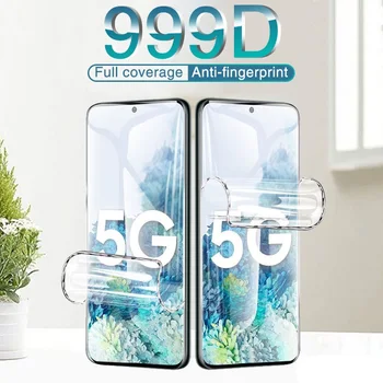 Hidrogelio Plėvelės Samsung Galaxy A50 A51 A71 Screen Protector for Samsung A70 A10 A30 A01 A81 S10 Lite A7 2018 Stiklo