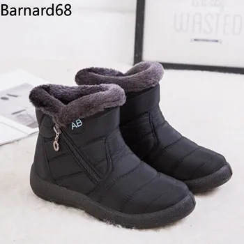 Moterų batai 2021 mados vandeniui ir sniego-įrodymas, batai, žieminiai batai moterų atsitiktinis šviesos kulkšnies šilti žieminiai batai