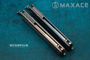 Maxace Skorpiono M390 peiliukų Titano rankena