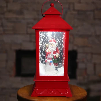 Kalėdų Muzikos Sniego Žibintų šviesos Diodai Pasakų Žibintai Lempa kalėdų dekoracijas 2021 Apšvietimas su 3 Dainas Naujųjų metų Kalėdų prekes