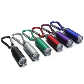 Spalvinga, Super Šviesus Mini Nešiojamieji Led Kempingas Žibintuvėlis Aliuminio Keychain paketų prižiūrėtojų raktinę Šviesos savigynos Fakelas Lauko Žibintas #YP