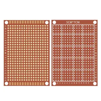 20PCS Vario Perfboard Popieriaus Composite PCB Plokštės ((5 cm x 7 cm) Universalus vienpusis Spausdintinių plokščių Prototipų gamybai