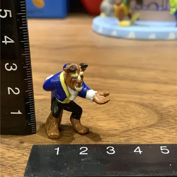 24Piece 3cm Disney rasti Japonija birių kad Grožio ir Žvėrys Mini žvėris lėlės, aksesuarai, priedai 
