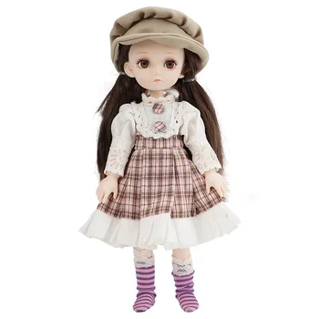 Bjd Doll, Pilnas Komplektas 1/6 Vyrų Korėjos Stiliaus Su Pop Drabužius Auksinės Rudos Spalvos Kawaii Mielas Veidas Grožio Mergina, Lėlės, Žaislai Mergaitėms, Vaikams