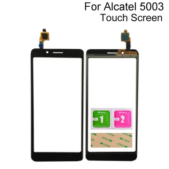 Telefonas Jutikliniu Ekranu Už Alcatel 1C 2019 5003D skaitmeninis keitiklis Pulto Jutiklis TouchScreen Mobilusis Įrankiai, 3M Klijai Servetėlėms Touch