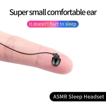 Hifi triukšmo mažinimo miego ausines 3,5 mm ausų minkšto silikono laidinio ausinės su mikrofonu Už Xiaomi 