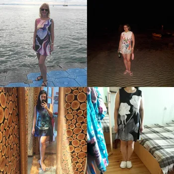 Moterų Boho Paplūdimio Suknelė 3D Drugelis Spausdinti Vintage-Line Prarasti Šifono Suknelė 2020 Tunika Seksuali Mini Trumpas Atsitiktinis Vasaros Suknelė
