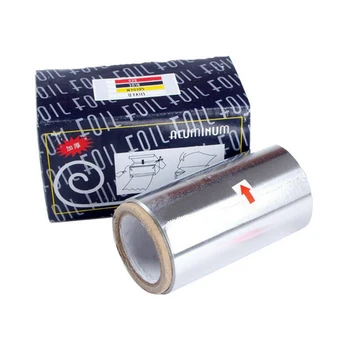 1 Roll 4m *8.4 cm Paryškinimas Folija, Aliuminio Pjovimo Plaukų Dažymas & Perm Sidabro Nagų Nuėmimas Manikiūro Alavo Folija