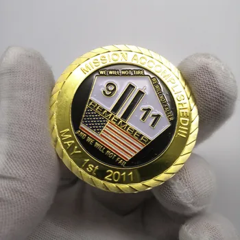 Nauja JAV 911 Atveju Proginę Monetą SEAL Team Six Aukso Moneta