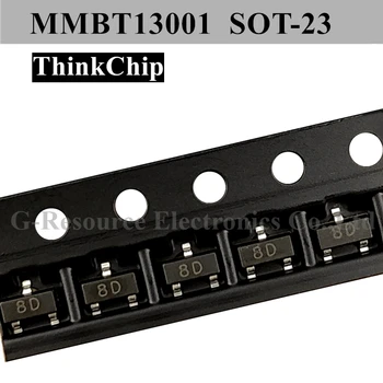 (100vnt) MMBT13001 SOT-23 SMD NPN Signalas Tranzistorius Triode (Ženklu 8D)