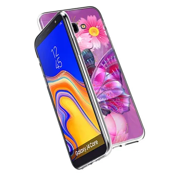 Gražus Spalvingas Drugelis Meno Samsung Galaxy J2 J3 Skyrius J4 Core J5 J6 J7 J8 Prime Duo Plus 2018 M. 2016 M. 2017 Telefono Dėklas
