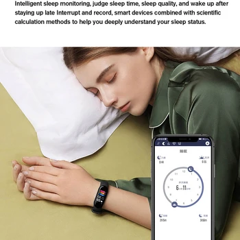 Reloj 2021 Smart Watch Vyrų, Moterų Širdies Ritmo Monitorius Kraujo Spaudimas Fitness Tracker Smartwatch Smartband Laikrodis Smart Juosta M6