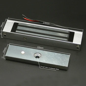 Elektroninis Magnetinis Užraktas Elektromagnetinės Spynos DC Prieigos 12V Kontrolės Rinkinys, skirtas Namų Virtuvės Apsauga