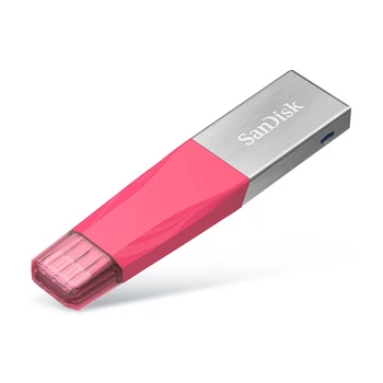 SanDisk USB Flash Drive iXPand OTG Žaibo 128GB 64GB Pendrive Dual OTG Jungties USB 3.0 Pen Ratai 