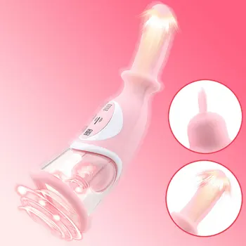 Veržlus Dildo Spenelių Gyvis Sekso Žaislai Moterims, Liežuvio Lyžis Suaugusiųjų Produkto Klitorio Čiulpti Vibratoriai G Spot Massager
