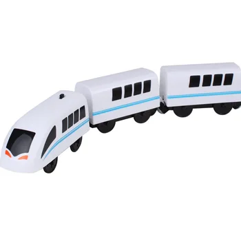 Vaikai RC Elektrinio Traukinio Rinkinį Lokomotyvų Magnetinio Traukinio Diecast Lizdas Žaislas Tinka Medinių Traukiniu Geležinkelio Bėgių Žaislai Vaikams Dovanos