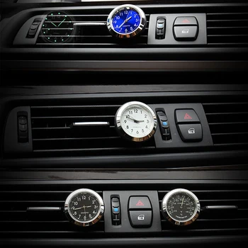 Automobilių Ornamentu Oro Gaiviklis, Vidaus Išplanavimas, Šviesos Laikrodis Auto Žiūrėti 2 In 1 Funkciją Automobilių Versmės Įrašą Oro Gaiviklis